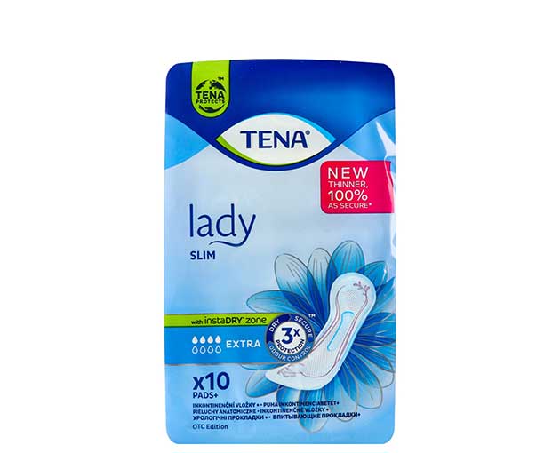 TENA LADY უროლოგიური საფენი 5 წვეთიანი 10ც